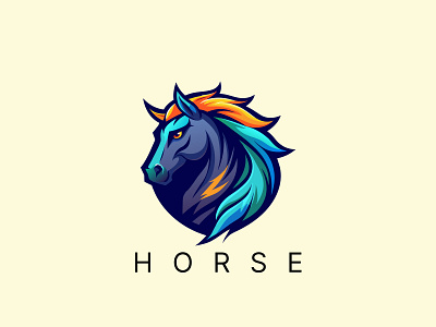 Horse Logo animal animal logo animal logo design branding design graphic design horse horse design horse graphic horse graphic design horse logo horse logo design horse vector logo illustration logo ui unicorn unicorn logo ux vector