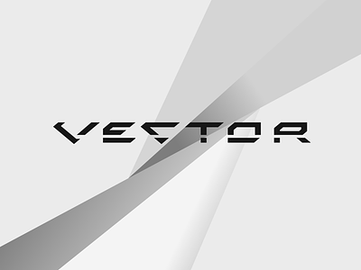 VECTOR branding gray logo minimal typography vector