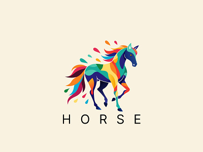 Horse Logo animal animal logo animal logo design branding design graphic design horse horse design horse graphic horse graphic design horse logo horse logo design horse vector logo illustration logo unicorn unicorn logo design vector