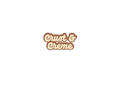 Crust & Creme - A Bakery Branding bakery bakery logo brand identity branding food logo graphic design logo logo design pattern design visual design
