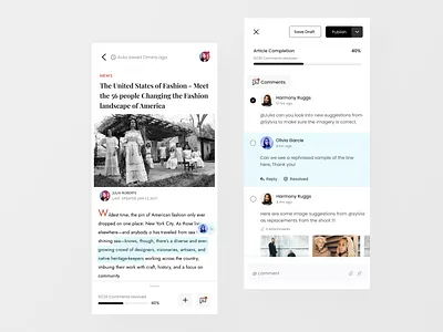 Editorial Article Live Editor - IOS Mobile App