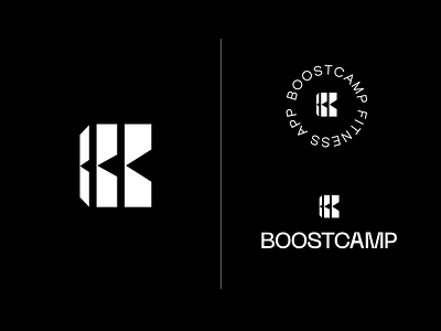 B Logo Concept app b badge black branding bw design fit fitness graphic design icon identity logo mark progress seal suite tech weight workout