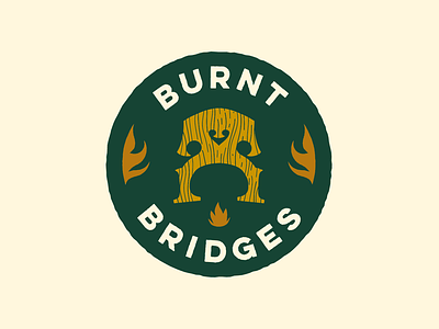 Burnt Bridges band logo branding identity logo logo design music