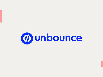 Unbounce simple logo animation intro motion graphics