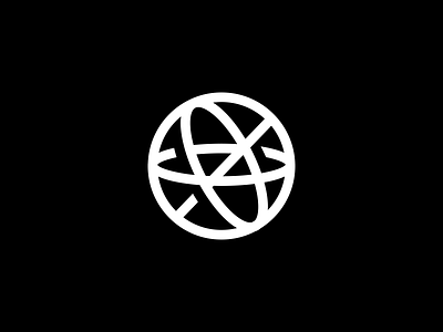 Armilla Logo Concept armilla branding bw circle design ellipse geometric graphic design icon logo mark space sphere spin symbol vector white