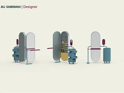 Furniture Design | MERROR | - Teammate: Rana Shamsahmadi 3d modeling furniture design industrial design keyshot product design rhino