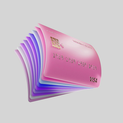 Credit Card Mockup 3d 3d design 3d mockup banking brand branding cinema4d color colorful credit credit card currency debit card design graphic design mockup redshift vibrant visualization visuals