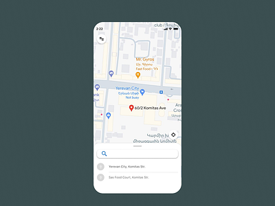Location tracker app dailyui design figma location tracker ui