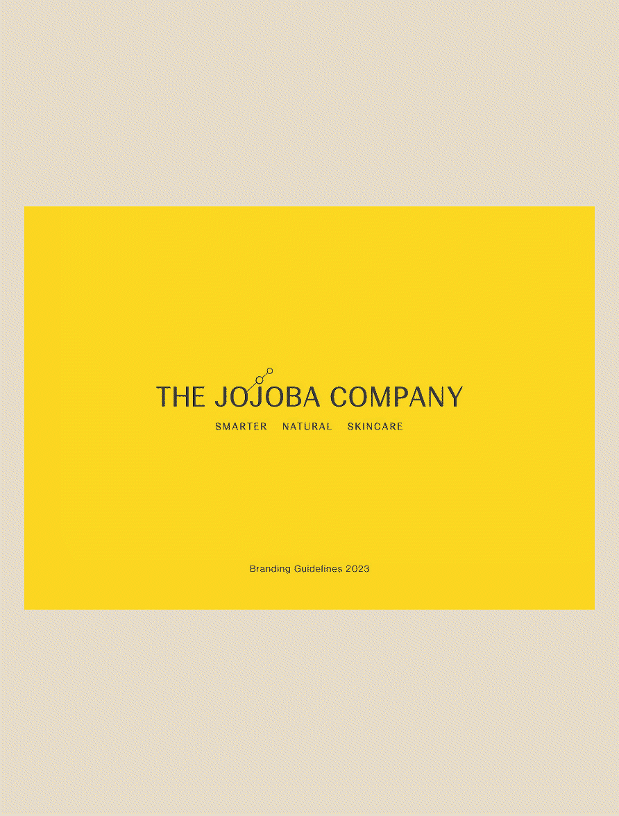 The Jojoba Company | Logo & Branding advertising animation brand branding colour design graphic design logo logo design motion graphics packaging ui yellow