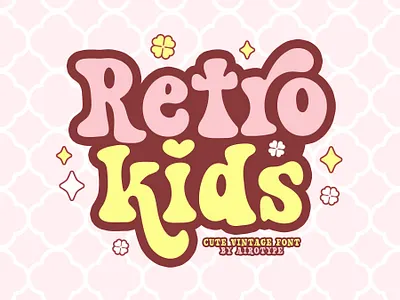 Retro Kids - Cute Vintage Font cartoon font comic font cute font font fonts fun font handwriting kids font lettering old font playful font retro font school font serif serif font teacher font typeface typography vintage font whimsical font