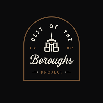 Best of the Boroughs Concept 1 apparel company badge design empire state building logo design new york city boroughs