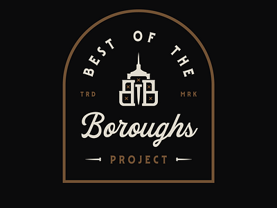 Best of the Boroughs Concept 1 apparel company badge design empire state building logo design new york city boroughs