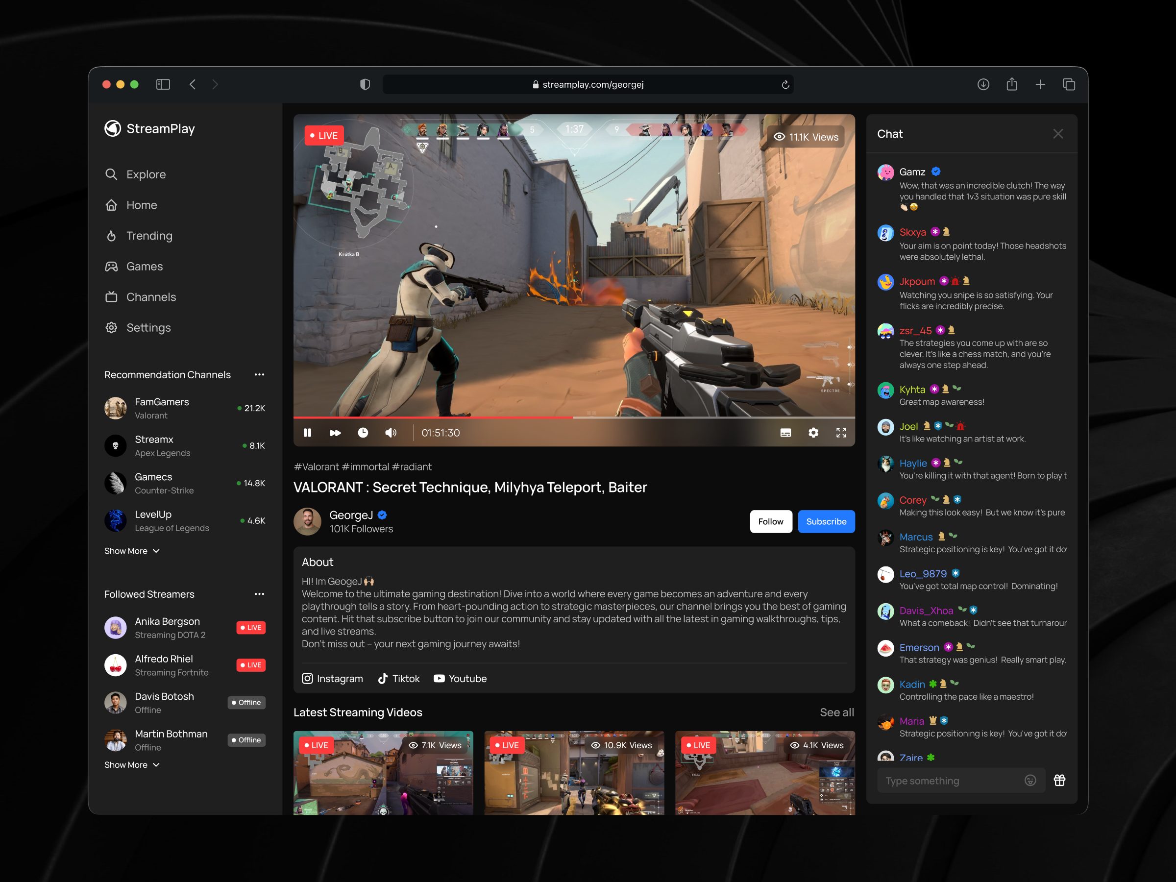 StreamPlay - Game Streaming Platform by Rezah Aurellia for Kretya ...