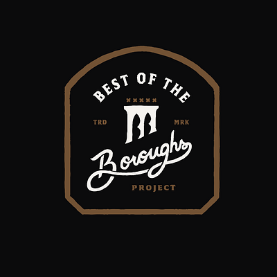 Best of the Boroughs Project Logo Concept 2 brooklyn brooklyn bridge logo design new york city boroughs