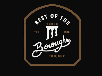 Best of the Boroughs Project Logo Concept 2 brooklyn brooklyn bridge logo design new york city boroughs