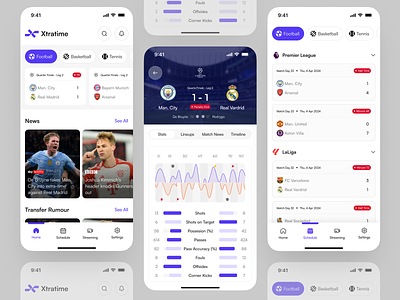 Xtratime - Livescore Platform Mobile App analytic club football live live match live score live streaming live update mobile app new soccer sport sport news sports statistic streaming