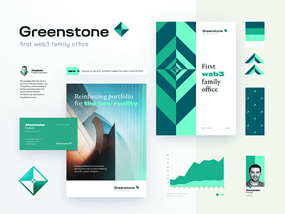 Greenstone ◆ Brand Identity branding finance graphic design investment logo sum