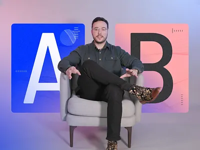 A/B testing customer story motion graphics
