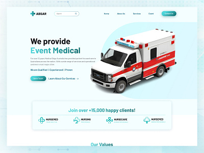 Medical Website (Figma) 3d branding button design design figma graphic design landingpage logo medical mobile ui photoshope. prototyope psd ui uiux user interface xd