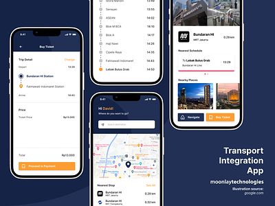Transport Integration App - Aplikasi Integrasi Transportasi app design figma ideation mockup transport ui