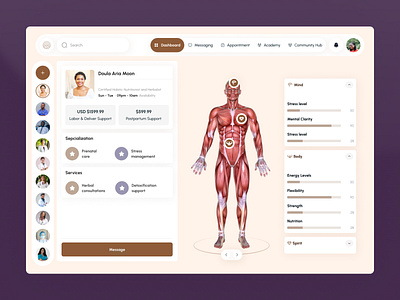 Medical Homepage Dashboard Video Appointment Web UI components dashboard homepage medical uiux video call welldux