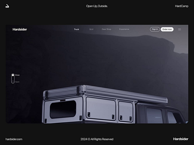Hardsider — Website 3d aftereffects cinema4d figma illustrator motion outdoor uxui webdesign webflow