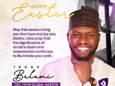 HAPPY EASTER flyer design brand branding christ design easter graphic design graphic designer graphics happy ui