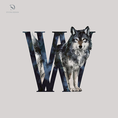 Wolf Illustration digital art digital illustration graphic illustration leadership typography wolf