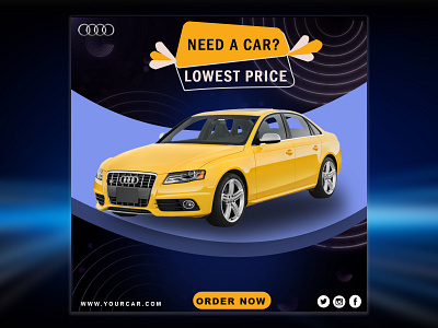 Car post design brand car design designing graphic design photoshop post postdesign typography ux