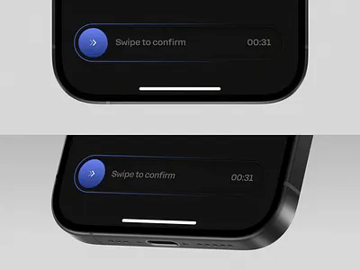 Confirmation slider app crypto finance fintech interface design mobile app design payment product design swap ui design ux design web3