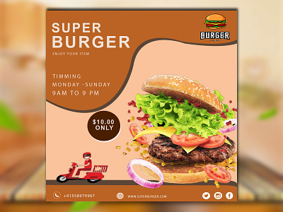 Food post design .poster brand branding burger design designing font foodpost graphic design illustration photoshop post typographic