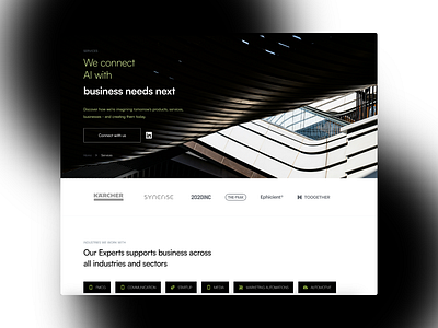 AI Driven Consultancy Services business dark freelancer poland webdesign webflow website