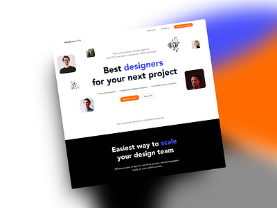 designers.rocks designer freelancer opentowork orange poland webdesign webflow website www