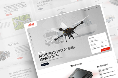 Web Design for Landing Page — Sardana branding drone graphic design grey illustration landing landing page mobile navigation product design saas saas design saas landing page site uiux web design website website design white