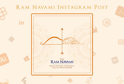Ram Navami Instagram Post branding graphic design