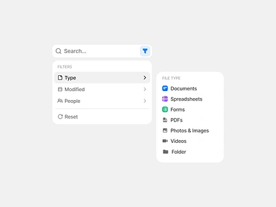 Search Filters app bar component design design system figma files filters input field landing page light mode list minimalist modal search sort by ui ui design ui kit widget