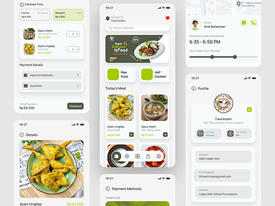 SECO - Meal Prep App app application cook dapur delivery food food kebutuhan kitchen mobile mobile design ui