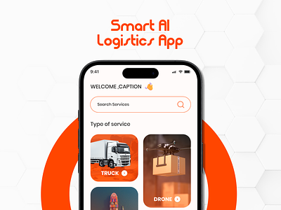 AI-Powered Logistics App aiinlogistics app design logistics logistics app logistics app design logistics app development logisticsindustry ogisticsappdeveloper