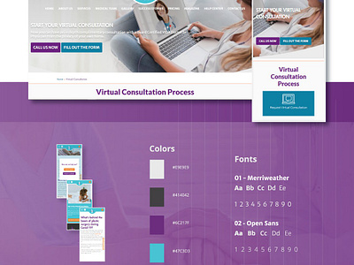 Health and beauty center website redesign clinic website health center website plastic surgery website ui design user interface ux design uxui web design web redesign website website redesign wellness website