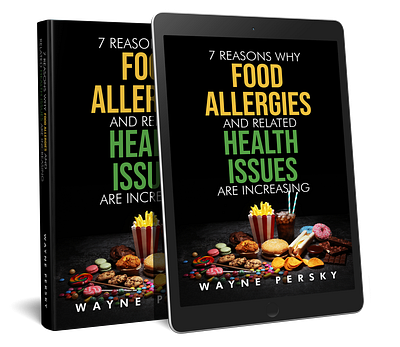 7 Reasons Why Food Allergies book book cover book design cover design