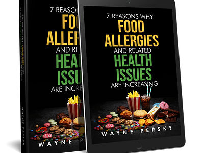 7 Reasons Why Food Allergies book book cover book design cover design