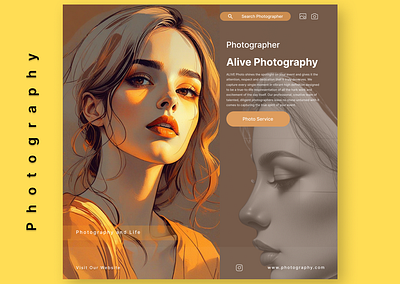 Alive Photography 3d animation app branding design graphic design illustration logo motion graphics photo photographydesign phoyography typography ui uiconcept uidesign uiux ux vector webdesign