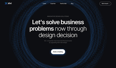 Design solutions agency landing ui web design wordpress