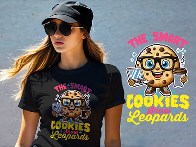 Cartoon T-shirt Design appereal branding cartoon cartoon t shirt cartoon t shirt design cattshirt cookies t shirt design design dog t shirt design dribble graphic design summer t shirt t shirt t shirt design t shirtdesign tshirt typograahy typographhy typography t shirt design