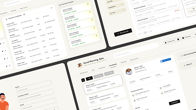 Recruitment Platform dashboard ui