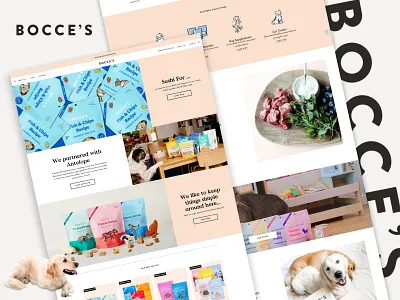 Animal Food Website graphic design motion graphics ui ui design ux