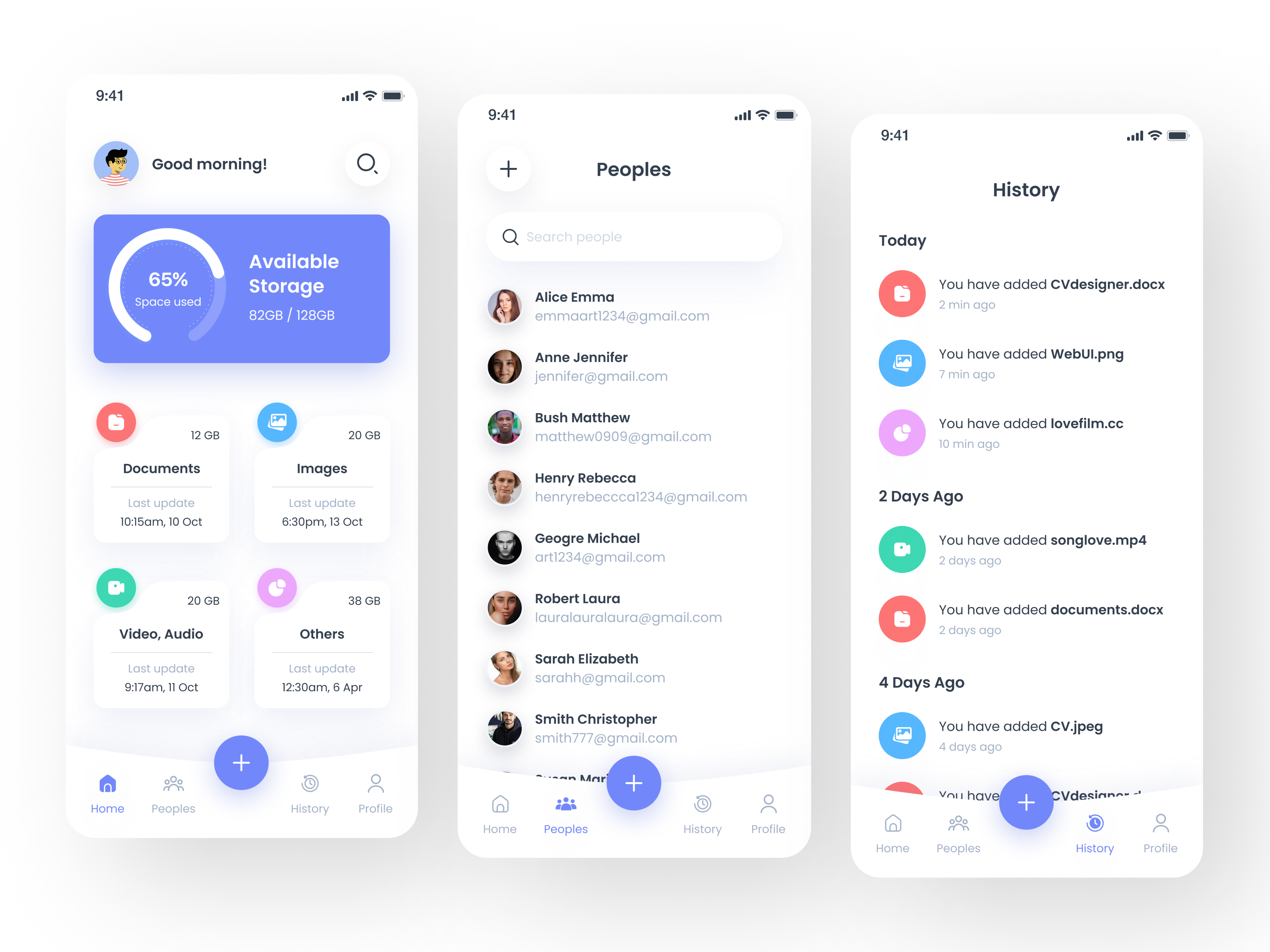 Storage Management App app app design application design branding design figma design graphic design illustration logo mobile app design mobile application ui ui design ux ux design vector