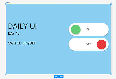 dailyui day 15 dailyui design switchonoff ui uiux ux