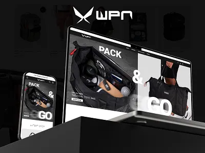 Bag eCommerce Website graphic design ui ui design ux ux design website design