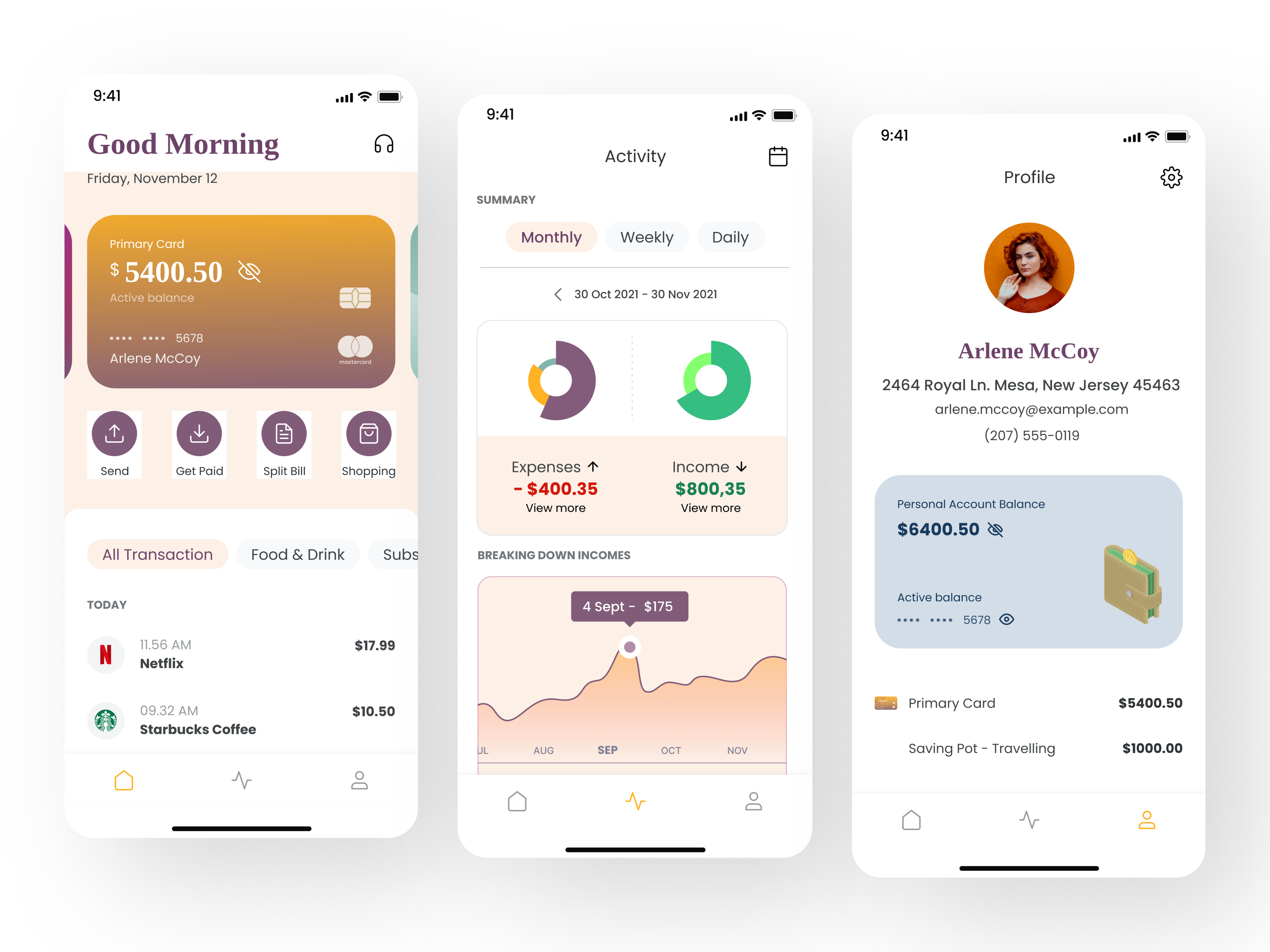 Finansia - Finance Mobile App app app design application design branding design graphic design illustration logo mobile app design mobile application ui ui design ux ux design vector
